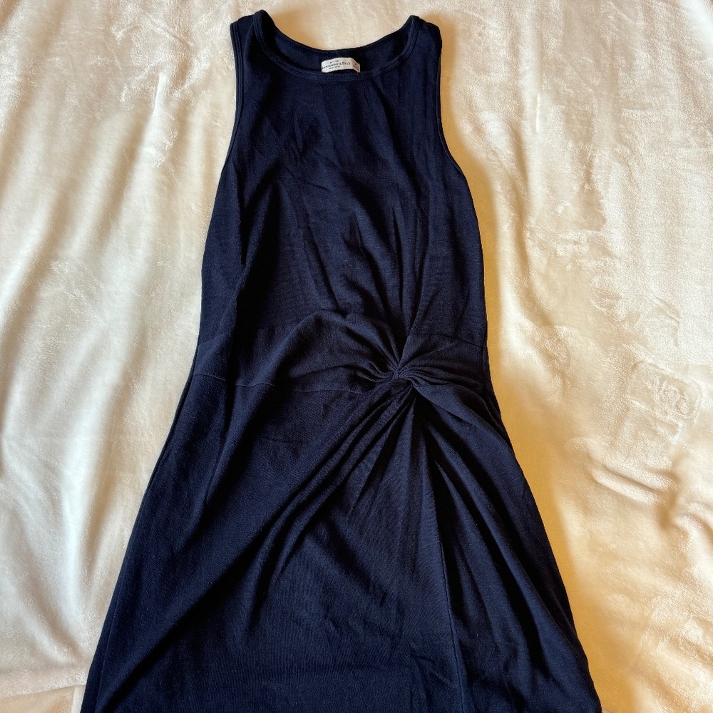 Abercrombie and Fitch Women's Blue Body Con Dress Size Medium